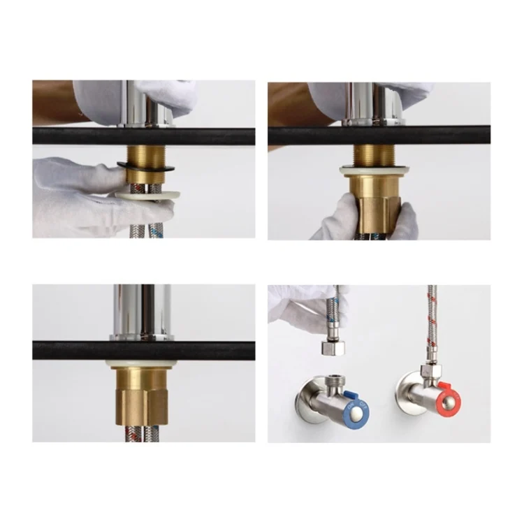 TBD05410021_8.webp All Copper Hot Cold Water Faucet Bathroom Lift Faucet - Image 9