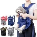 Doglemi Pet Outing Backpack Dog Shoulder Chest Bag Breathable Mesh Dog Cat Bag - Image 2