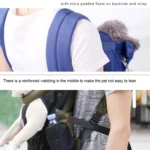 Doglemi Pet Outing Backpack Dog Shoulder Chest Bag Breathable Mesh Dog Cat Bag - Image 7