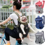 Doglemi Pet Outing Backpack Dog Shoulder Chest Bag Breathable Mesh Dog Cat Bag - Image 10
