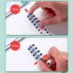 KW-TRIO5 10pcs Grommet Binder Segmented Plastic Binding Rings - Image 3