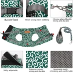 DogLemi Pet Cat Traction Rope Chest Harness Vest Type Traction Suit Cat Walking Rope - Image 3