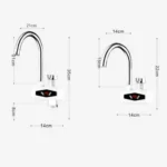 Dynamic Digital Display Instant Heating Electric Hot Water Faucet Kitchen&Domestic Hot&Cold Water Heater EU Plug - Image 8