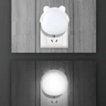 4 PCS Smart Light Control LED Bedroom Mini Night Light Energy-Saving Bedside Lamp, US Plug - Image 5