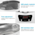 35W 600ml Mini Ultrasonic Cleaner Glasses Jewelry Household Ultrasonic Cleaner - Image 9