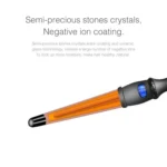 LCD Conical Curling Iron Single Tube Ceramic Glaze Pear Flower Cone - Image 6