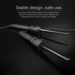 LCD Conical Curling Iron Single Tube Ceramic Glaze Pear Flower Cone - Image 7