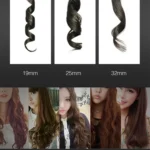 LCD Conical Curling Iron Single Tube Ceramic Glaze Pear Flower Cone - Image 8
