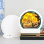 Chinese Style Paper Carving Lamp Night Light 3D Personalized Gift Decoration - Image 2