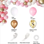 Macron Pink Balloon Decoration Set Proposal Birthday Party Decoration Event Layout - Image 3