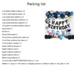 Astronaut Theme Birthday Balloon Decoration Set Starry Sky Rocket Aluminum Film Balloon Children Party Decoration - Image 7