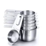 7 in 1 304 Stainless Steel Measuring Cup Set Baking Tools