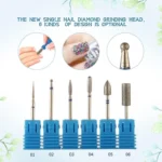 3 PCS Nail Tungsten Steel Alloy Grinding Head Polishing Tool Grinding Machine Special Grinding Head Tool - Image 3
