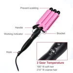 20-32m Automatic Ceramic Perm Splint Hair Curler 3 Barrels Big Wave Hair Curling Iron Tools - Image 3