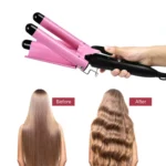 20-32m Automatic Ceramic Perm Splint Hair Curler 3 Barrels Big Wave Hair Curling Iron Tools - Image 4
