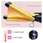 20-32m Automatic Ceramic Perm Splint Hair Curler 3 Barrels Big Wave Hair Curling Iron Tools - Image 6