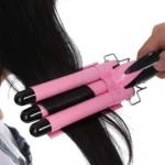 20-32m Automatic Ceramic Perm Splint Hair Curler 3 Barrels Big Wave Hair Curling Iron Tools - Image 8