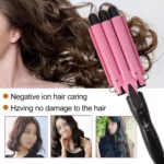 20-32m Automatic Ceramic Perm Splint Hair Curler 3 Barrels Big Wave Hair Curling Iron Tools - Image 9