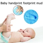 3 PCS Baby Care Air Dry Soft Clay Baby Hand and Foot Inkpad - Image 5