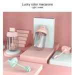 3 PCS Macaron Ribbon Moisture-Proof Lid Spoon One Seasoning Jar Glass Seasoning Bottle with Label - Image 4