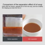 Kitchen Soup Residue Oil Filter Soup Oil Separator With Filter - Image 6