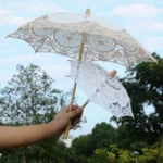 Wedding Bridal Lace Umbrella Shooting Props Wedding Supplies - Image 3
