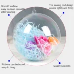 High Transparent Christmas Plastic Hollow Round Ball Window Decoration Mall Hanging Ball - Image 3