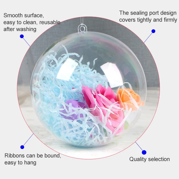 TBD0543013701_B2.webp High Transparent Christmas Plastic Hollow Round Ball Window Decoration Mall Hanging Ball - Image 3