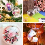 High Transparent Christmas Plastic Hollow Round Ball Window Decoration Mall Hanging Ball - Image 6