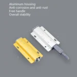 3 PCS Aluminum Alloy Bouncer Free Handle Push-Pull Cabinet Wardrobe Door Drawer Bouncer - Image 5