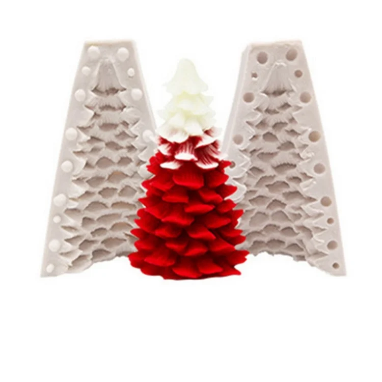 TBD0543281401.webp Christmas Cake Decoration Silicone Mold DIY Aroma Candle Baking Mold - Image 1