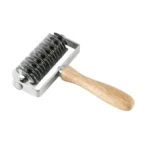 Baking Tool Stainless Steel Wooden Handle Pizza Roller Cutter Dessert Hob Pizza Net Knife - Image 2