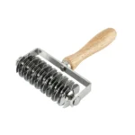 Baking Tool Stainless Steel Wooden Handle Pizza Roller Cutter Dessert Hob Pizza Net Knife - Image 3