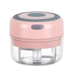 Electrical USB Rechargeable Garlic Mixing Masher Complementary Food Masher Stainless Steel Crushing Garlic Peeling Device Wireless Mini Garlic Cutter - Image 8