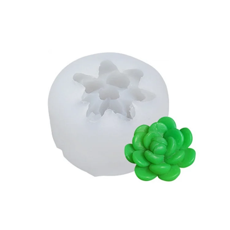 TBD0543464401.webp Fleshy Three-Dimensional Candle Silicone Mold DIY Handmade Soap Aromatherapy Epoxy Mold - Image 1
