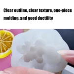 Fleshy Three-Dimensional Candle Silicone Mold DIY Handmade Soap Aromatherapy Epoxy Mold - Image 2