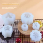Fleshy Three-Dimensional Candle Silicone Mold DIY Handmade Soap Aromatherapy Epoxy Mold - Image 5