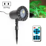 30W Remote Control Outdoor Waterproof Laser Light Garden Decoration Lawn Lamp , Green Light + Red Light
