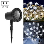Christmas Snow Outdoor Waterproof Projection Lamp Landscape Lawn Decoration Light
