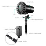 Christmas Snow Outdoor Waterproof Projection Lamp Landscape Lawn Decoration Light - Image 4