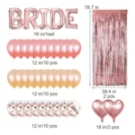 Bachelor Girl Party Decoration Set Rose Gold Bridal Party Decoration - Image 4