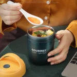 GOURMET Stainless Steel Insulation Cup Double-Sealed Insulation Soup Cup - Image 9