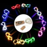 10 PCS LED Wine Bottle Cork Copper Wire String Light IP44 Waterproof Holiday Decoration Lamp - Image 2