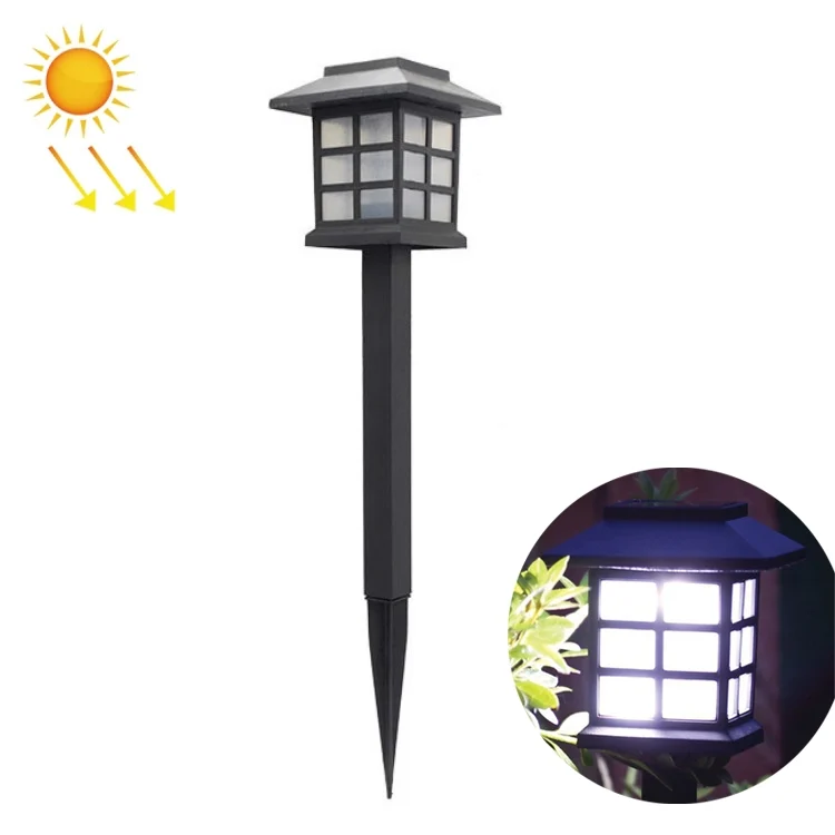 4 PCS Outdoor Solar Garden Night Light LED Household Small House Lawn Light