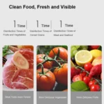 Xiaoda Fruit Vegetable Cleaning Machine Household Food Purifier Disinfection Detoxification Machine - Image 4