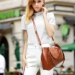 4 in 1 Ladies Retro Handbag Fashion Large Capacity Sub-Diagonal Bucket Bag - Image 9