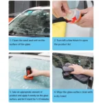 2 PCS Glass Rain Repellent Cleaner Wiper Car Windshield Rain Repellent Cleaner Car Supplies - Image 4