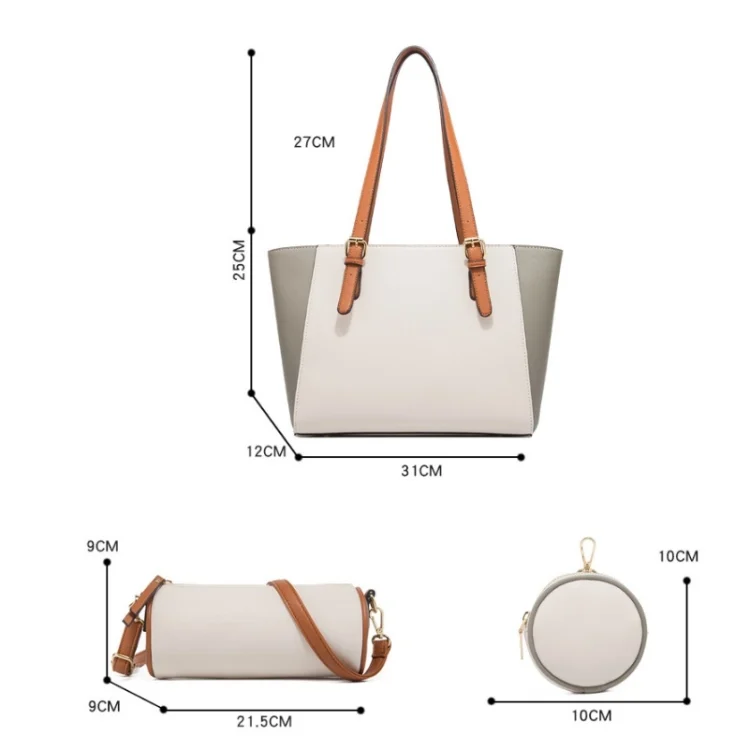TBD0544058001_B6.webp 3 in 1 Fashion Simple Lady Diagonal Large Capacity Handbag - Image 7