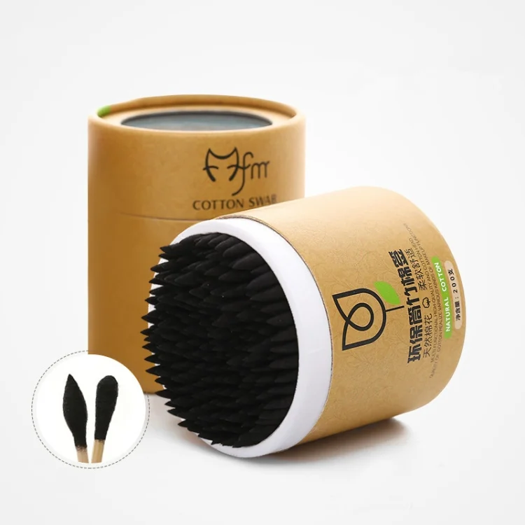 TBD054422301C_3.webp 200PCS/Box  Bamboo Cotton Swab Wood Sticks Soft Cotton Pad - Image 4