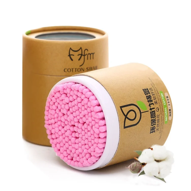 TBD054422301C_5.webp 200PCS/Box  Bamboo Cotton Swab Wood Sticks Soft Cotton Pad - Image 6